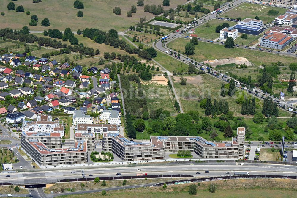 Berlin from above - New office and commercial building Brain Box Berlin in Berlin - Adlershof, Germany