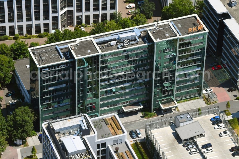 Aerial photograph Eschborn - Office building and Fitness Studio in Eschborn in the state Hesse, Germany