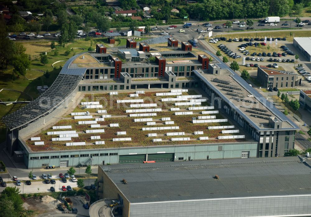 Aerial photograph Berlin - Office building of Atos Information Technology GmbH Am Studio in the district Adlershof in Berlin, Germany