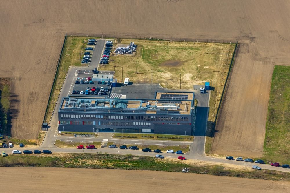 Aerial image Dortmund - Office building of Dr. Ausbuettel & Co. GmbH in the district Oespel in Dortmund in the state North Rhine-Westphalia, Germany