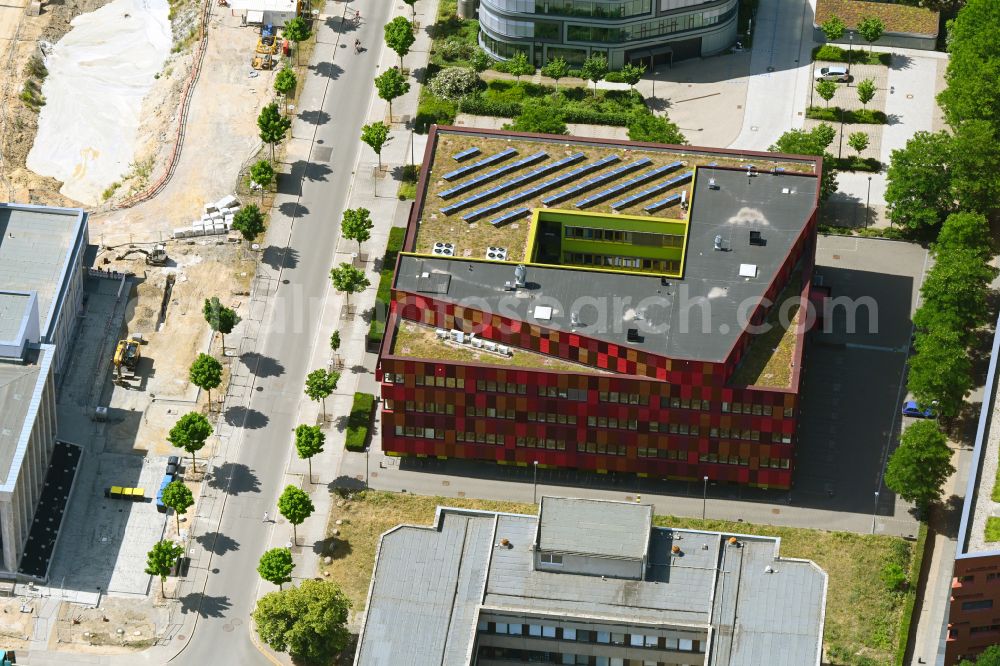 Aerial image Leipzig - Office building BioCube in the district Zentrum-Suedost in Leipzig in the state Saxony, Germany
