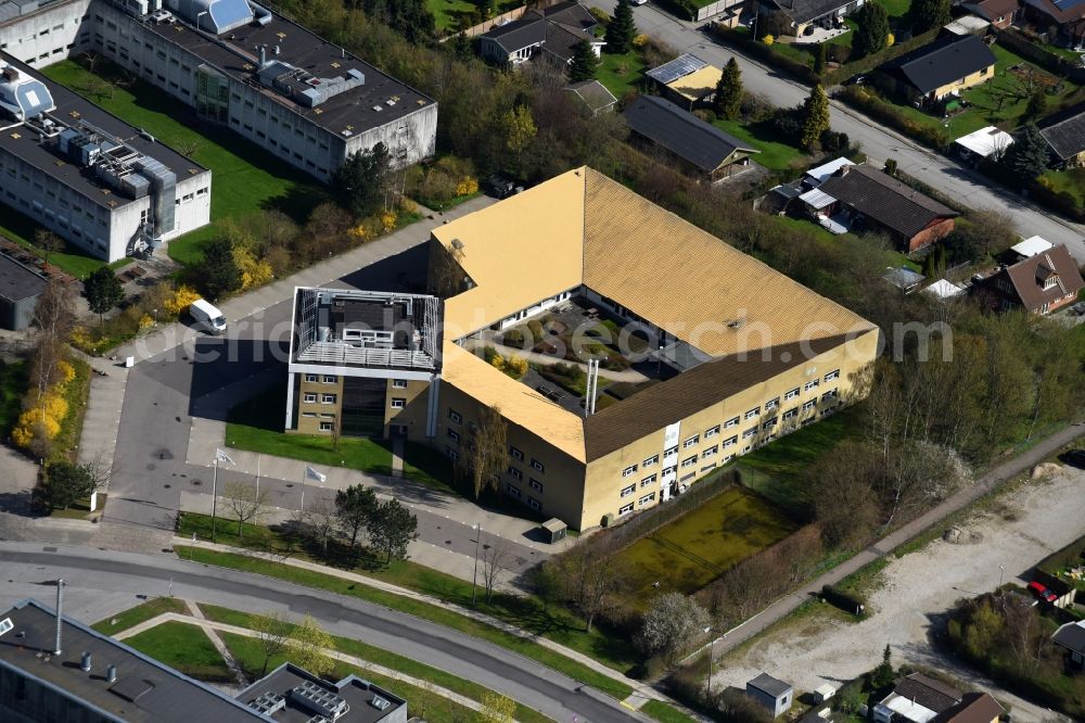 Aerial image Glostrup - Office building Dako Denmark A/S Produktionsvej in Glostrup in Region Hovedstaden, Denmark