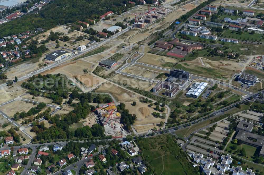Aerial photograph Würzburg - Office building along the Landsteinerstrasse in Wuerzburg in the state Bavaria, Germany