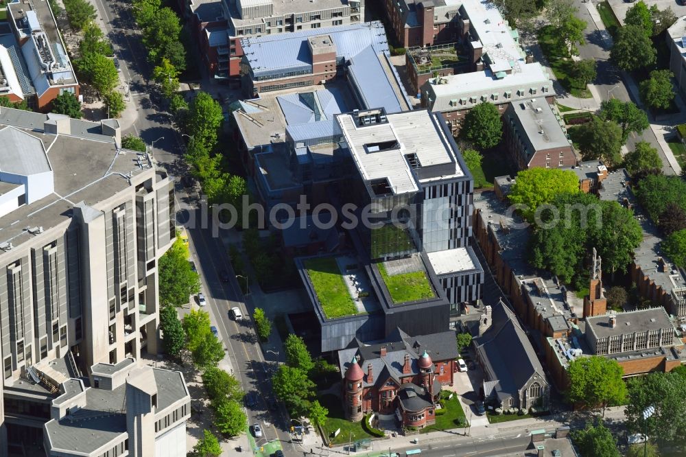 Aerial photograph Toronto - Office building on St George Street in Toronto in Ontario, Canada