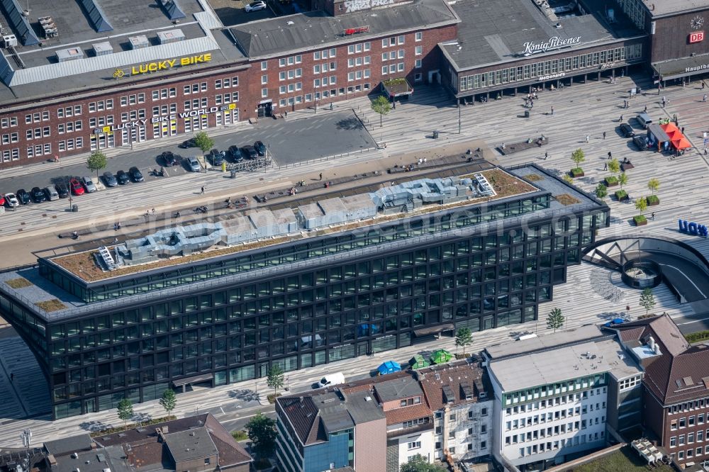 Aerial image Duisburg - Office building Mercator One on Mercatorstrasse in Duisburg at Ruhrgebiet in the state North Rhine-Westphalia, Germany