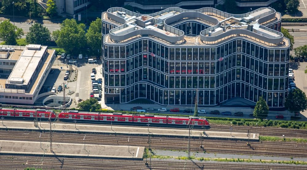 Aerial image Essen - Office building der DB Schenker Logistics in Essen in the state North Rhine-Westphalia