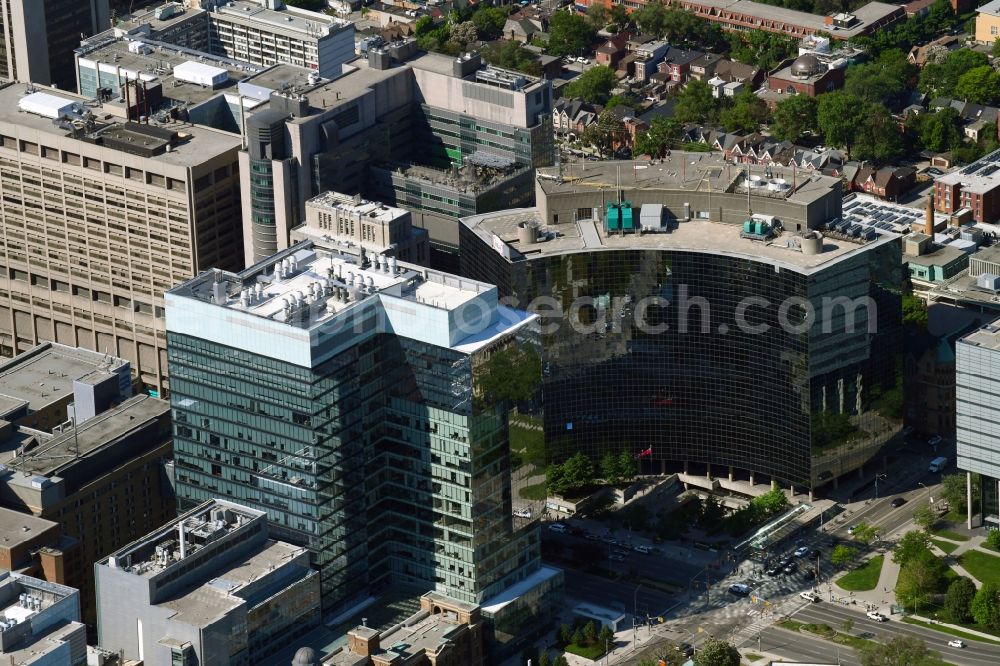 Toronto from above - Office building on University Ave in Toronto in Ontario, Canada