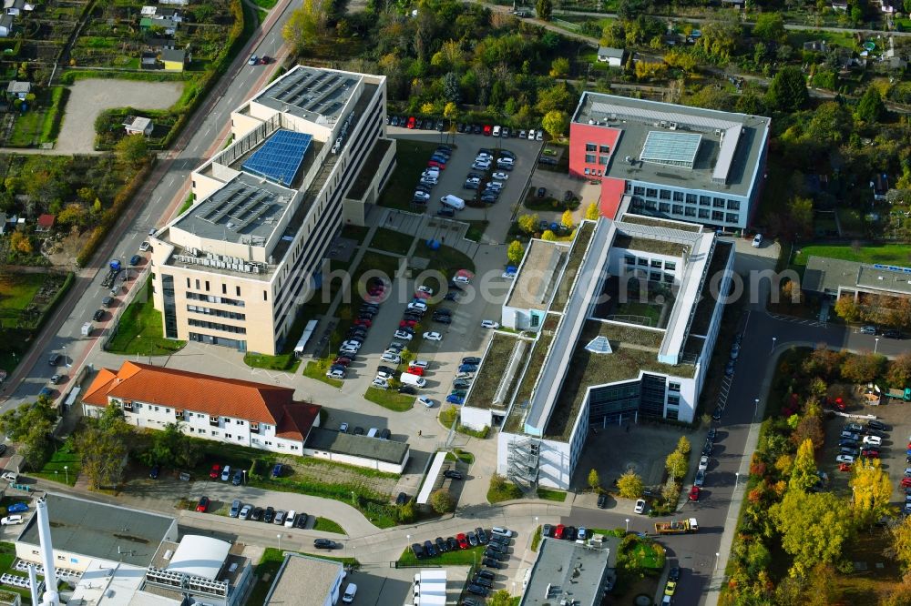 Aerial photograph Magdeburg - Office building ZENIT in Magdeburg in the state Saxony-Anhalt, Germany