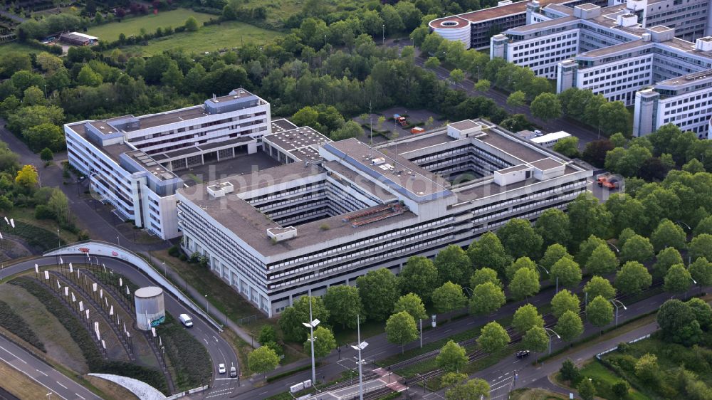 Aerial image Bonn - Office building Ehemaliges Landesbehoerdenhaus on Friedrich-Ebert-Allee in Bonn in the state North Rhine-Westphalia, Germany