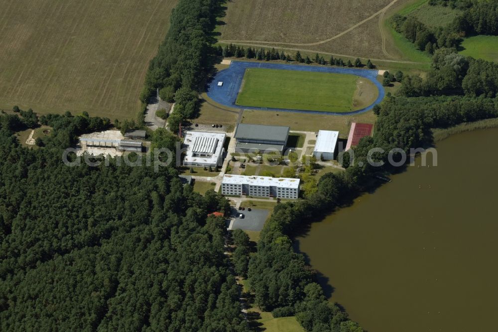 Aerial photograph Liebenberg - The Federal Kienbaum is located on Liebenberger lake at Liebenberg (Mark) in the state Brandenburg