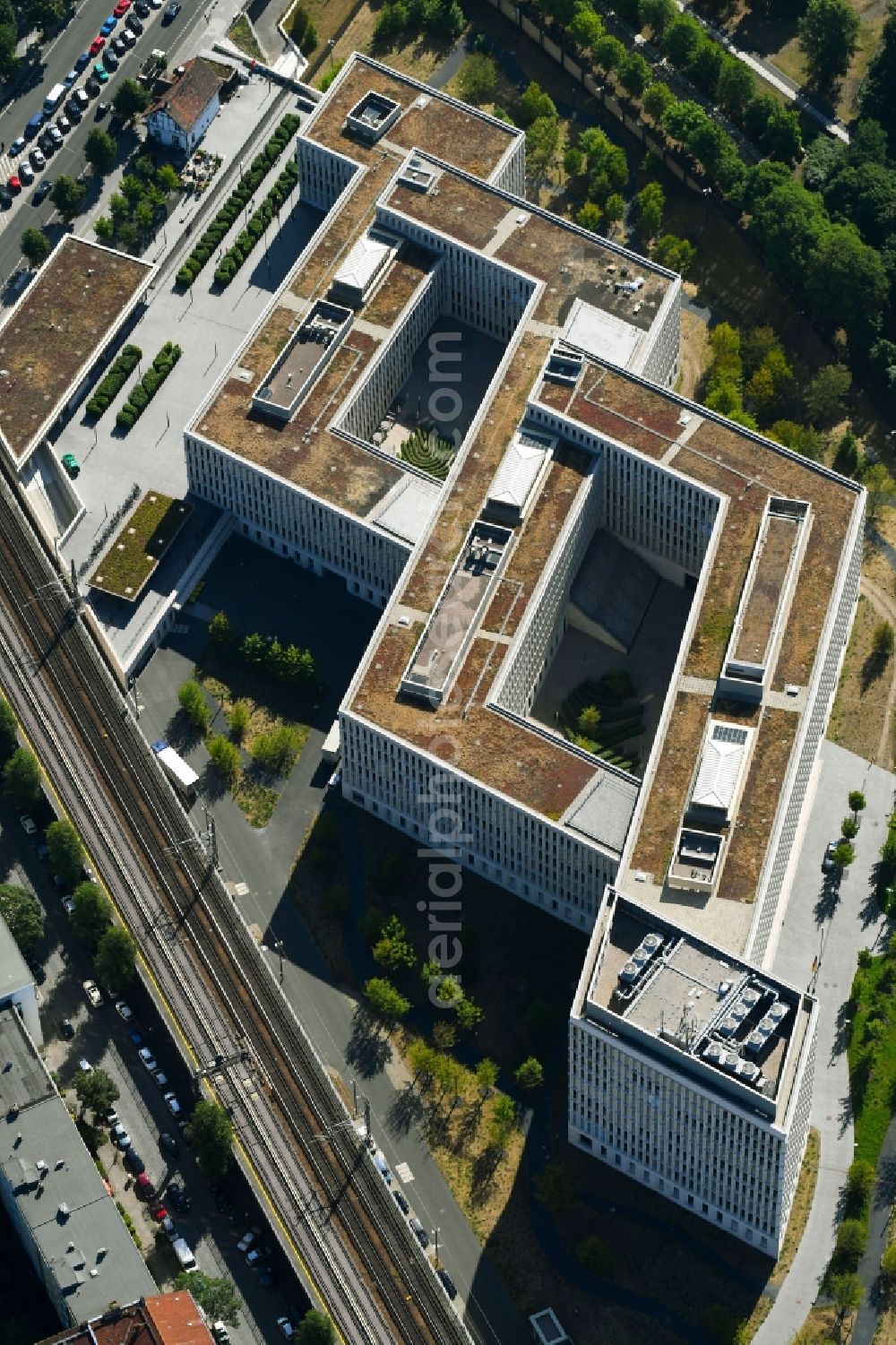 Aerial image Berlin - Federal Ministry of the Interior / Home Office in Berlin Moabit