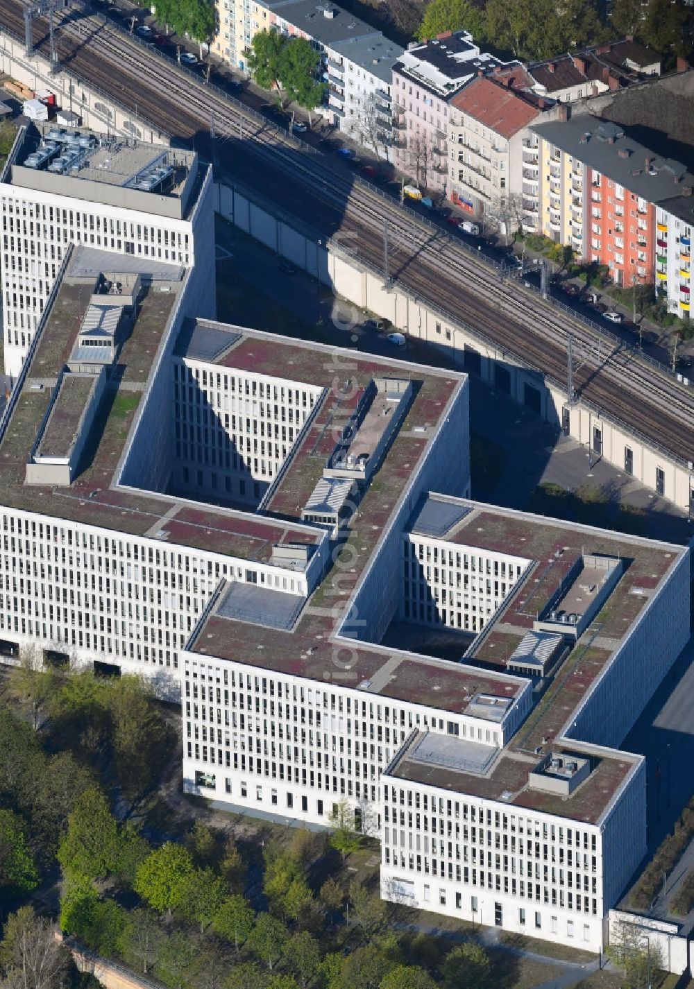 Berlin from above - Federal Ministry of the Interior / Home Office in Berlin Moabit
