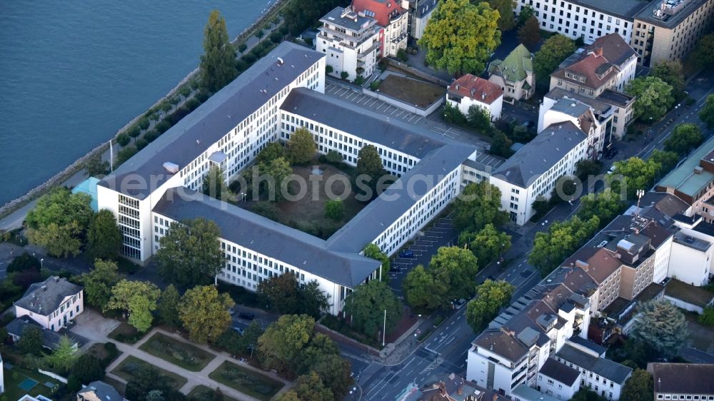 Bonn from above - Federal Audit Office in Bonn in the state North Rhine-Westphalia, Germany