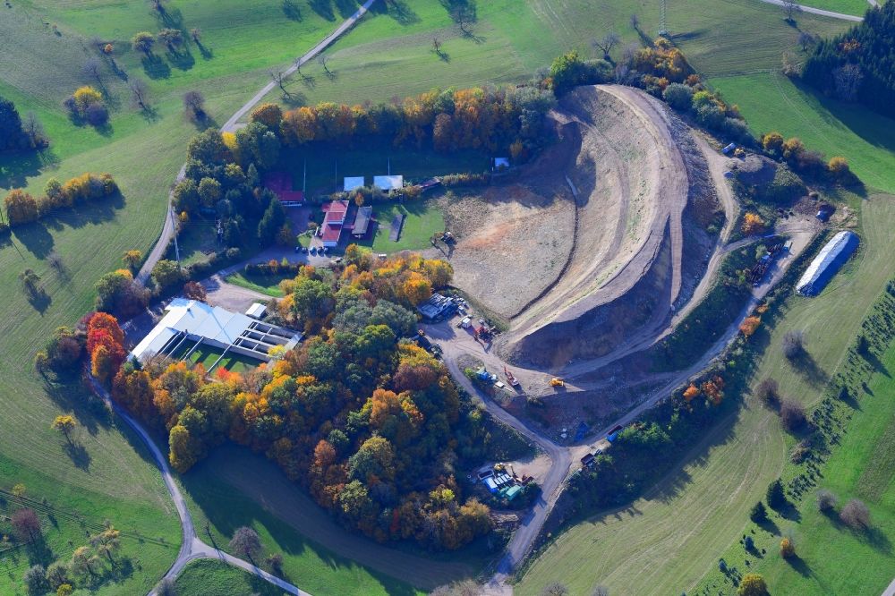 Aerial photograph Wehr - Training Area firing range aerea Schiessstand Wehr - Badische Jaeger in Wehr in the state Baden-Wuerttemberg, Germany