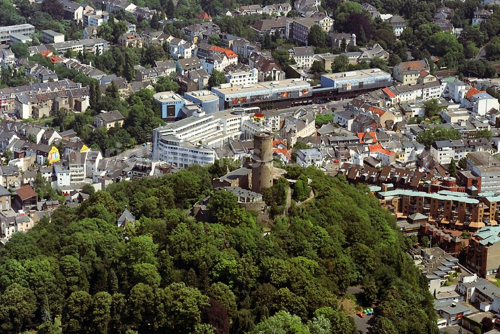 Bad Godesberg from the bird's eye view: Godesburg castle in Bad Godesberg on the Rhine in North Rhine-Westphalia