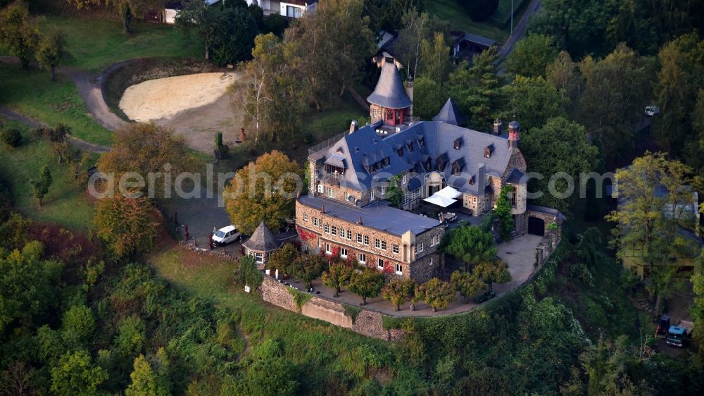 Aerial image Ockenfels - Castle Ockenfels in Ockenfels in the state Rhineland-Palatinate, Germany