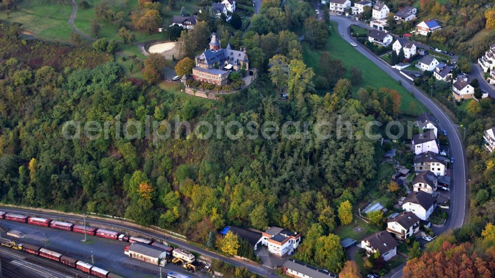 Aerial photograph Ockenfels - Castle Ockenfels in Ockenfels in the state Rhineland-Palatinate, Germany