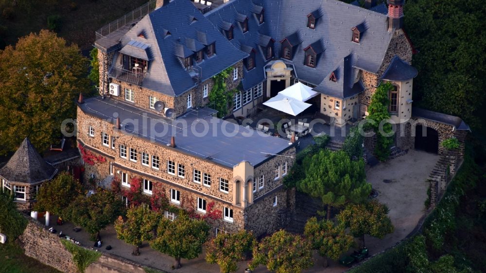 Ockenfels from the bird's eye view: Castle Ockenfels in Ockenfels in the state Rhineland-Palatinate, Germany