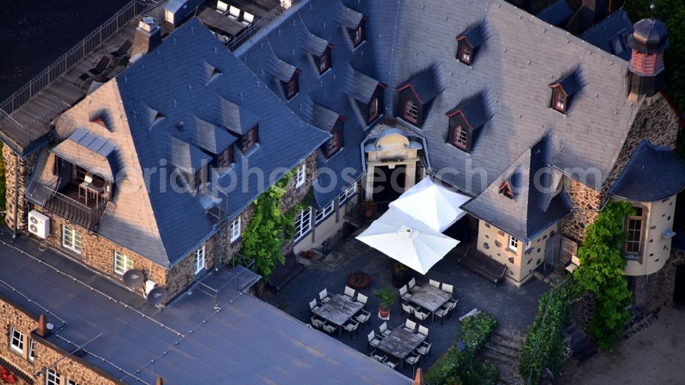 Ockenfels from above - Castle Ockenfels in Ockenfels in the state Rhineland-Palatinate, Germany