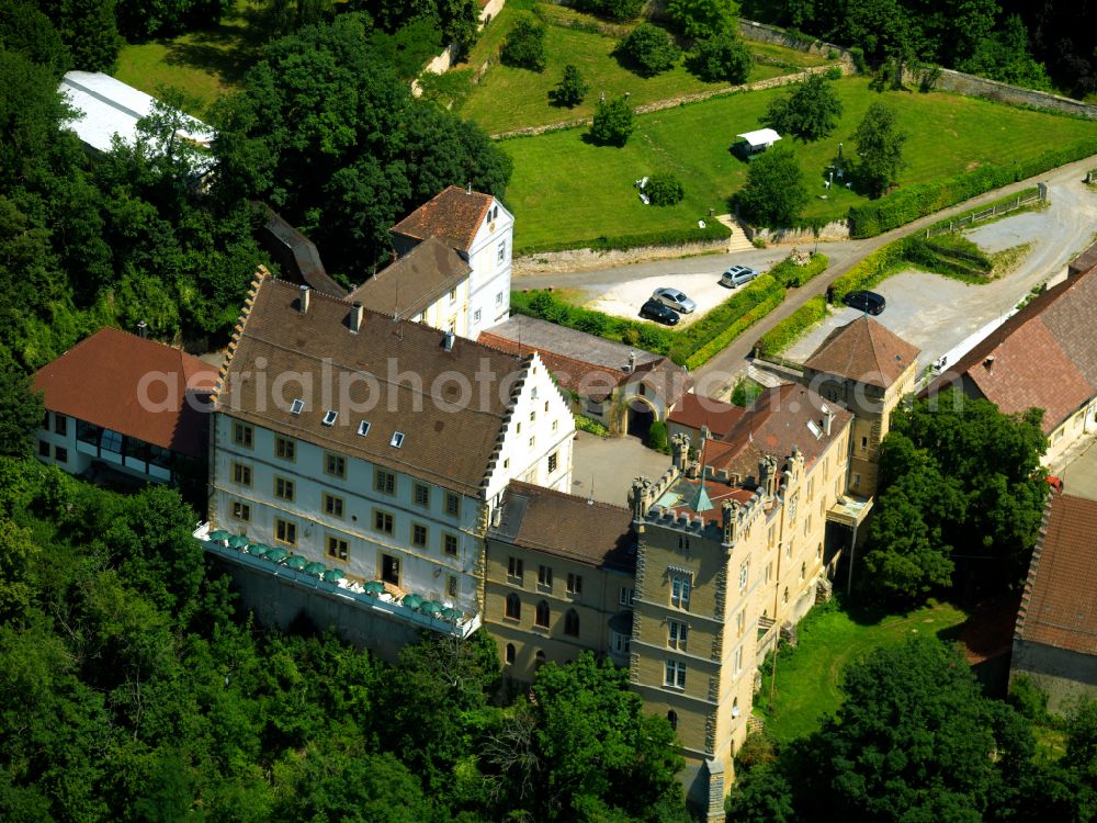 Aerial image Starzach - Castle of the fortress in Starzach in the state Baden-Wuerttemberg, Germany
