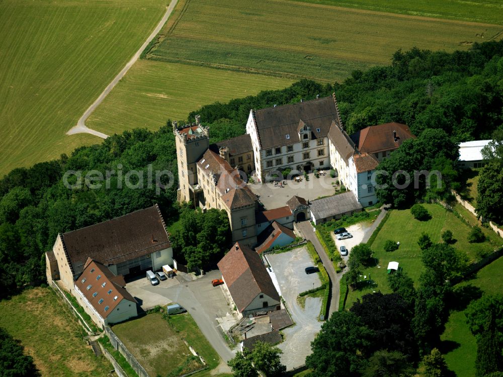 Aerial photograph Starzach - Castle of the fortress in Starzach in the state Baden-Wuerttemberg, Germany