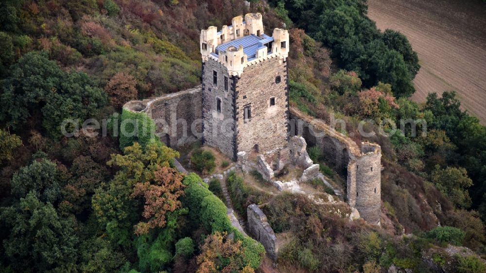 Aerial photograph Ochtendung - Castle Wernerseck in Ochtendung in the state Rhineland-Palatinate, Germany