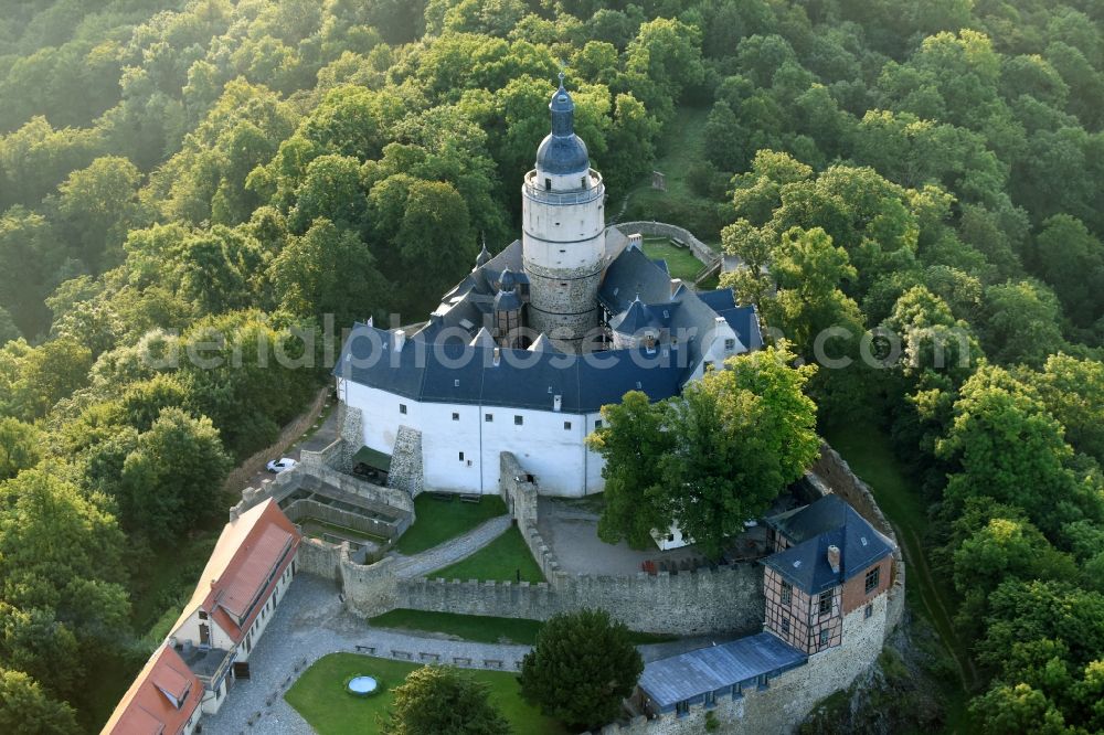 Aerial photograph Falkenstein/Harz - Castle of the fortress Falkenstein in the district Meisdorf in Falkenstein/Harz in the state Saxony-Anhalt