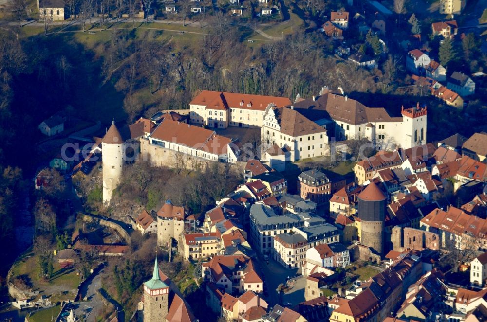 Bautzen from the bird's eye view: Castle of Bautzen in Bautzen in the state Saxony, Germany