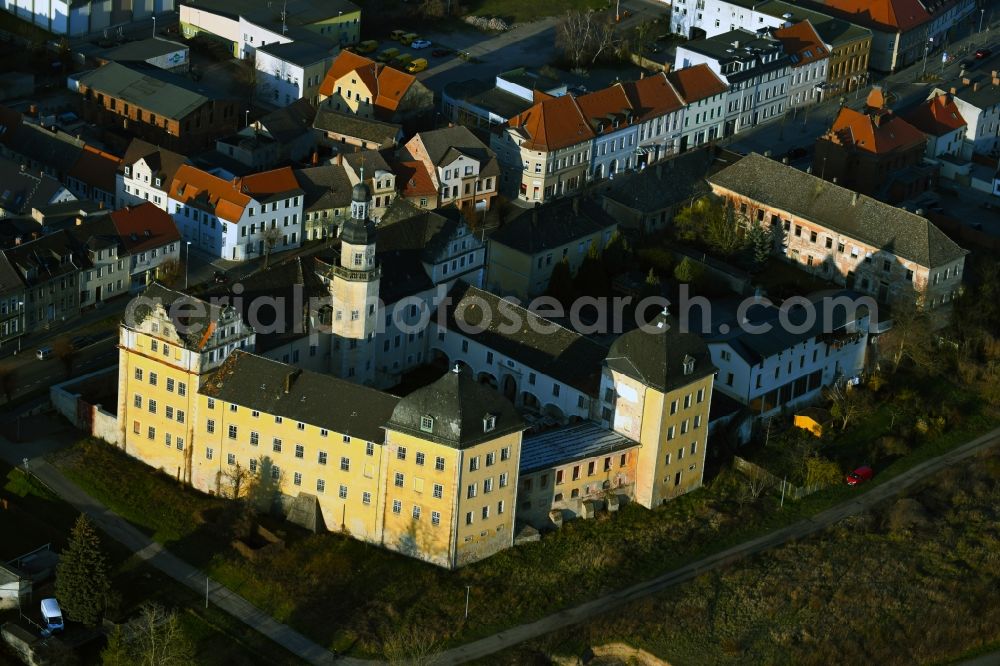 Aerial image Coswig (Anhalt) - Castle of in Coswig (Anhalt) in the state Saxony-Anhalt, Germany