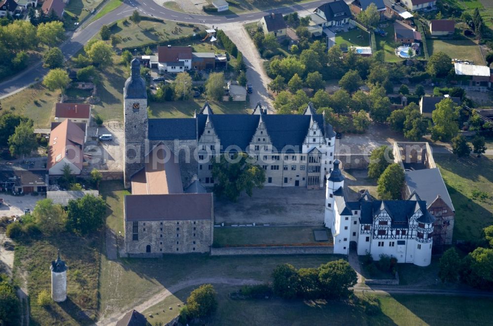 Aerial photograph Leitzkau - Castle of in Leitzkau in the state Saxony-Anhalt, Germany