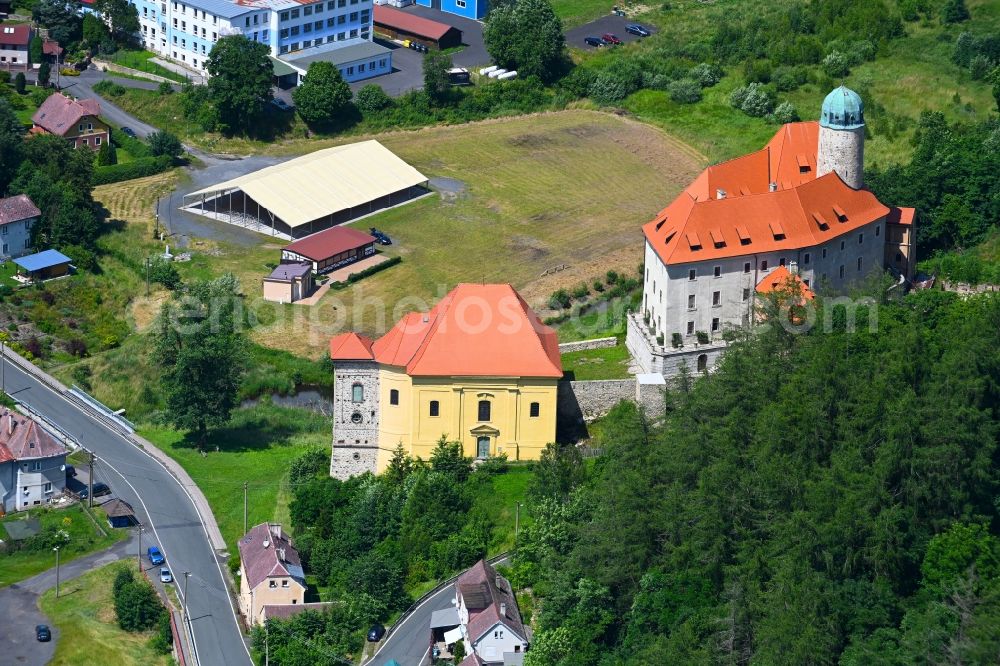 Liba - Liebenstein from above - Castle of in Liba - Liebenstein in Cechy - Boehmen, Czech Republic