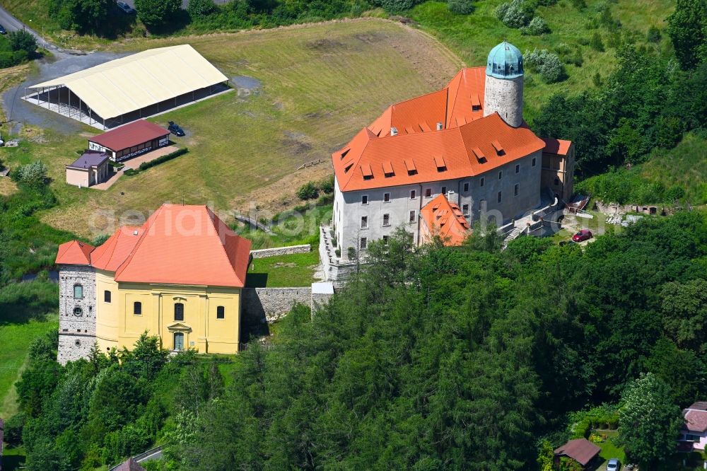 Liba - Liebenstein from the bird's eye view: Castle of in Liba - Liebenstein in Cechy - Boehmen, Czech Republic