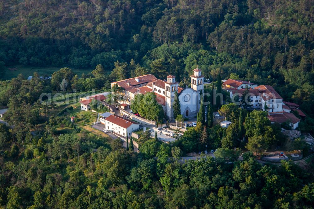 Aerial photograph Miren - Castle of Miren Castle / Mirenski grad in Miren in Nova Gorica, Slovenia