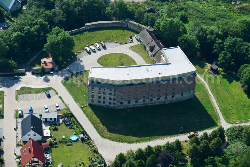 Aerial photograph Oschersleben (Bode) - Castle of Schloss on Fillergraben in Oschersleben (Bode) in the state Saxony-Anhalt