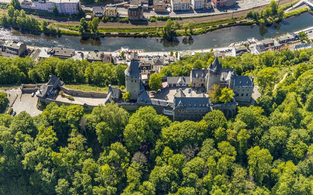 Aerial photograph Altena - Castle of the fortress in Altena in the state North Rhine-Westphalia, Germany