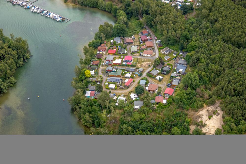 Aerial photograph Haltern am See - Camping with caravans and tents in the district Flaesheim in Haltern am See at Ruhrgebiet in the state North Rhine-Westphalia, Germany