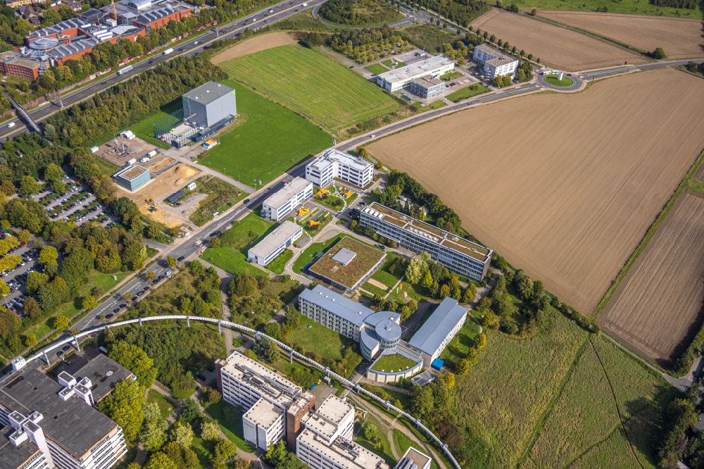 Aerial photograph Dortmund - Campus building of the University of Applied Sciences Dortmand in the district Barop in Dortmund in the state North Rhine-Westphalia, Germany