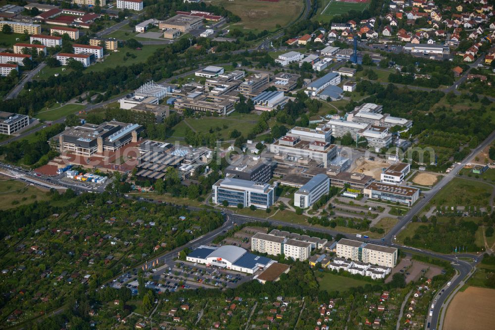 Aerial photograph Würzburg - Campus buildings of the university and library Wuerzburg on street Am Hubland in the district Frauenland in Wuerzburg in the state Bavaria, Germany