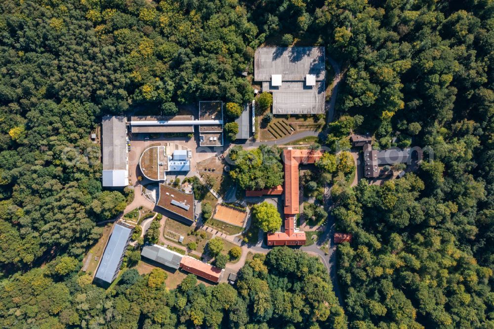 Aerial image Eberswalde - Building complex of the university fuer nachhaltige Entwicklung in the district Spechthausen in Eberswalde in the state Brandenburg, Germany