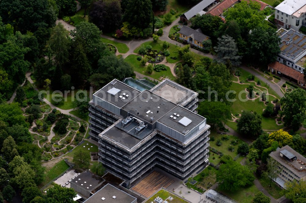 Aerial photograph Freiburg im Breisgau - Campus University- area Fakultaet fuer Biologie Albert-Ludwigs-Universitaet Freiburg in Freiburg im Breisgau in the state Baden-Wuerttemberg, Germany