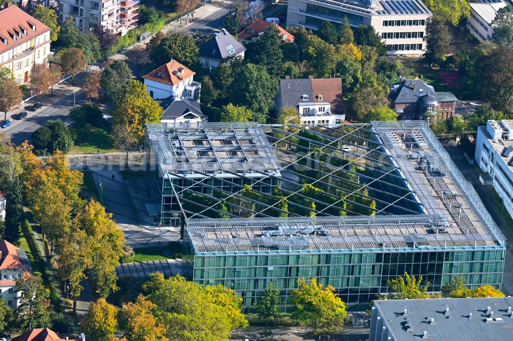 Aerial image Berlin - Campus University- area E-Examination Center 2 of Freien Universitaet on street Takustrasse in the district Dahlem in Berlin, Germany