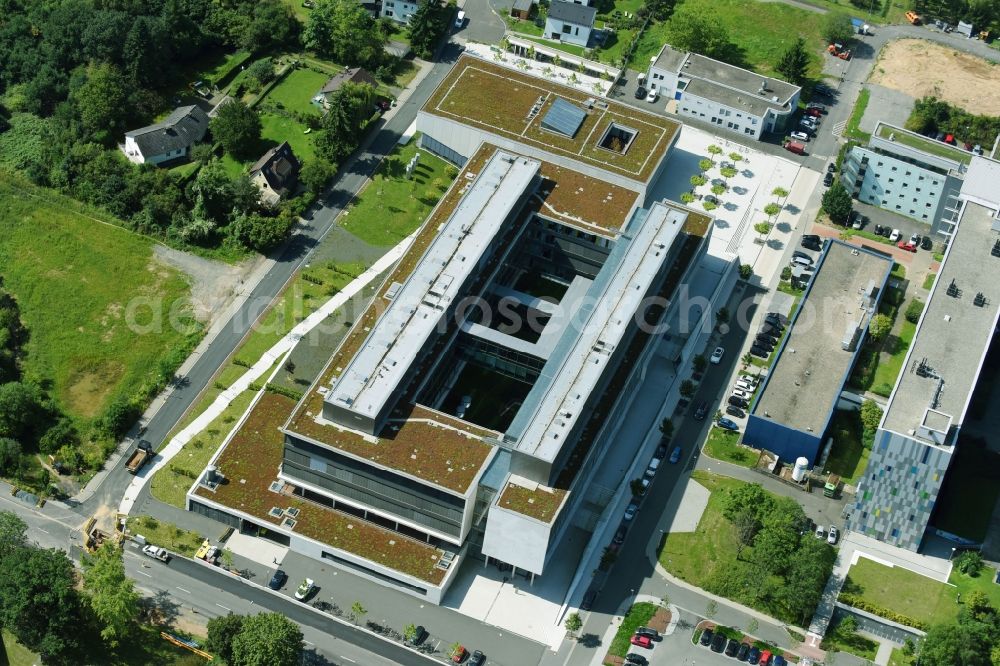 Aerial photograph Gießen - Campus university department of Chemistry in Giessen in the federal state Hessen, Germany