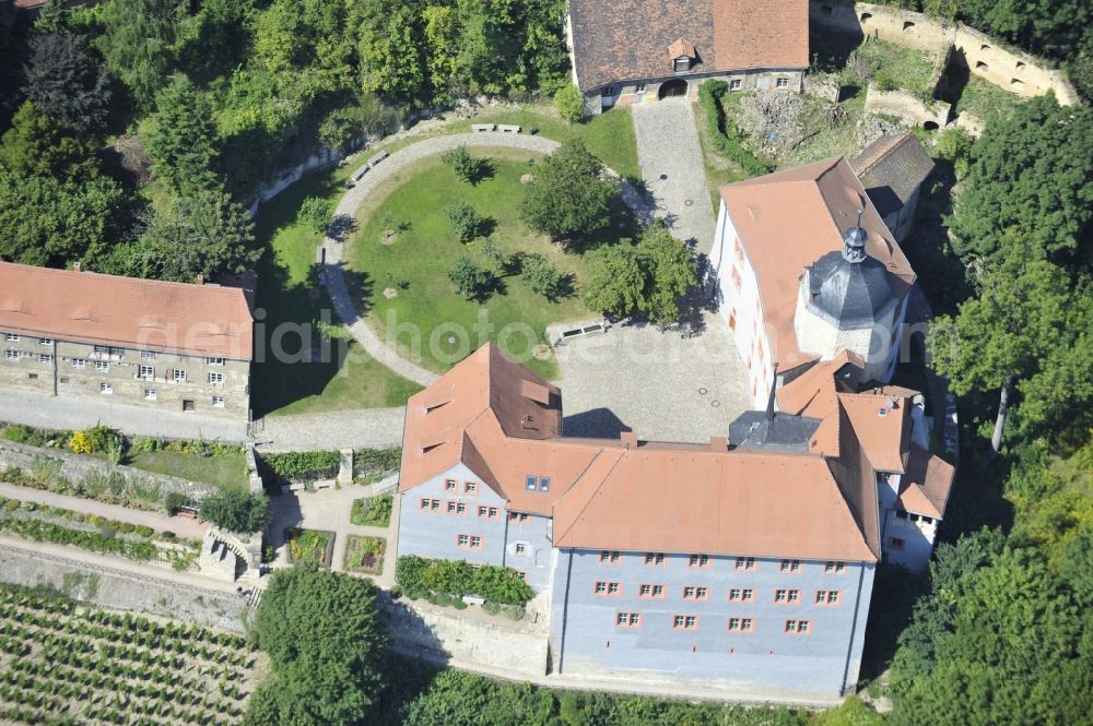 Aerial photograph Dornburg-Camburg - View of the Old Palace in Dornburg-Camburg in Thuringia