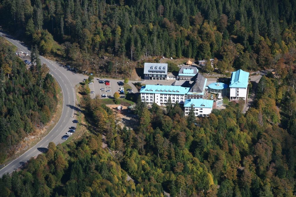 Feldberg (Schwarzwald) from the bird's eye view: The Caritas-House Feldberg on the mountain Feldberg in the Black Forest in Baden-Wuerttemberg is the highest youth rehabilitation facility in Germany