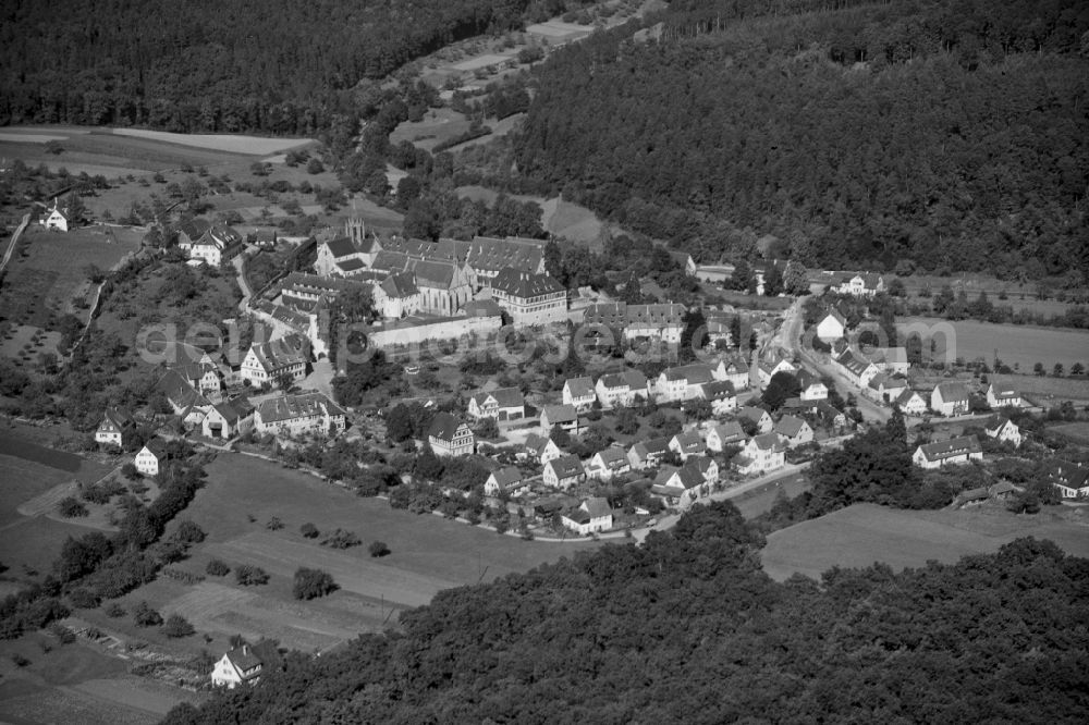 Tübingen from the bird's eye view: The Bebenhausen was a Cistercian monastery in Bebenhausen. After the Reformation in Wuerttemberg in 1534, served as a convent school, the monastery buildings, hunting lodge for the kings of Wuerttemberg and the seat of the Landtag of Wuerttemberg-Hohenzollern