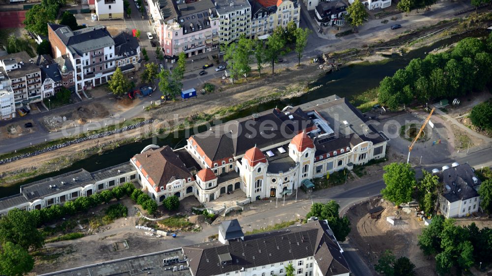 Bad Neuenahr-Ahrweiler from above - The Kurhaus in Bad Neuenahr-Ahrweiler in the state Rhineland-Palatinate, Germany