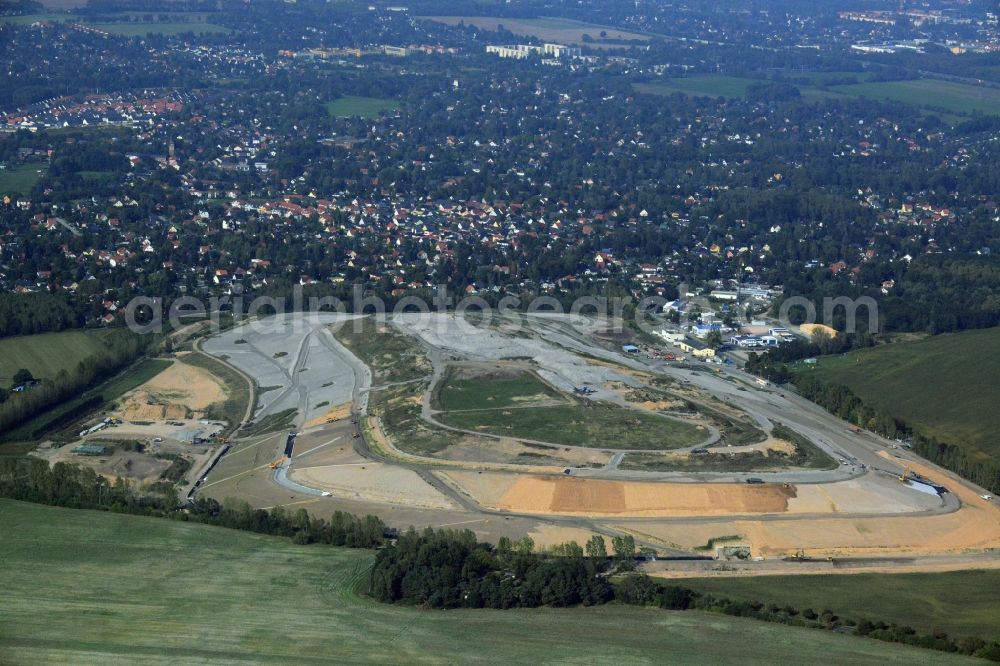 Aerial photograph Panketal OT Schwanebeck - View of the dump Schwanebeck in Panketal in the state Brandenburg