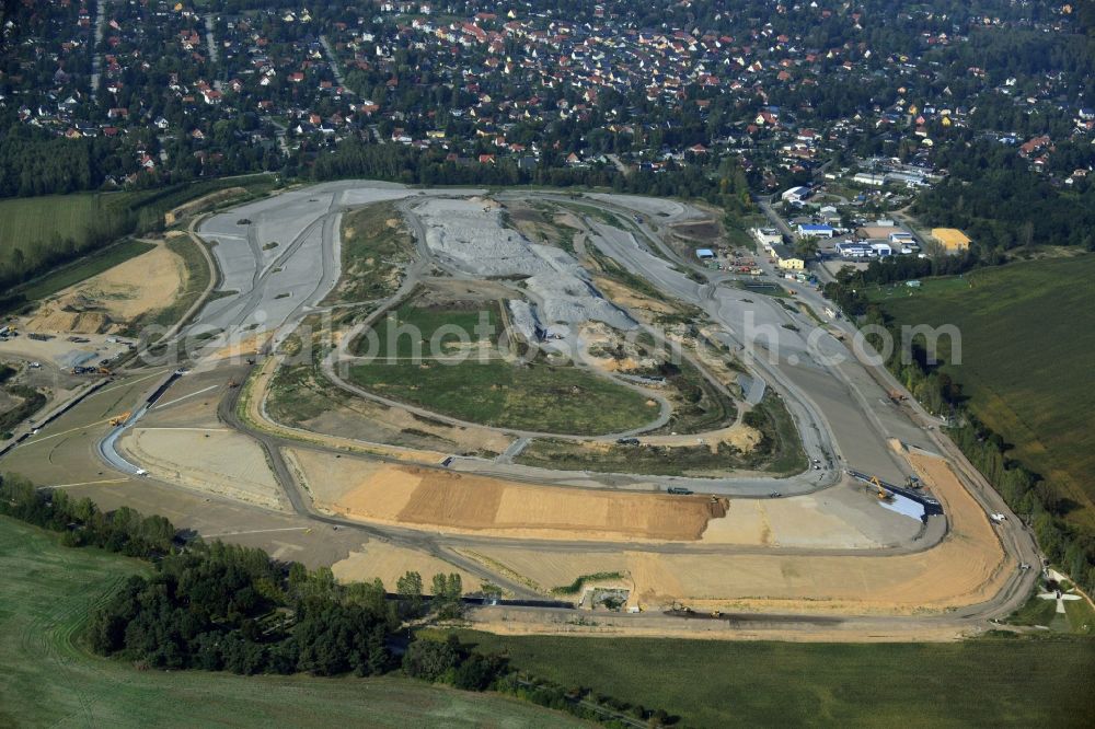 Panketal OT Schwanebeck from the bird's eye view: View of the dump Schwanebeck in Panketal in the state Brandenburg