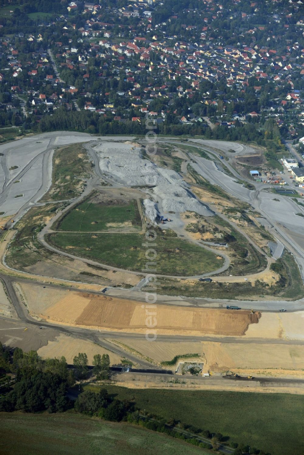 Aerial image Panketal OT Schwanebeck - View of the dump Schwanebeck in Panketal in the state Brandenburg