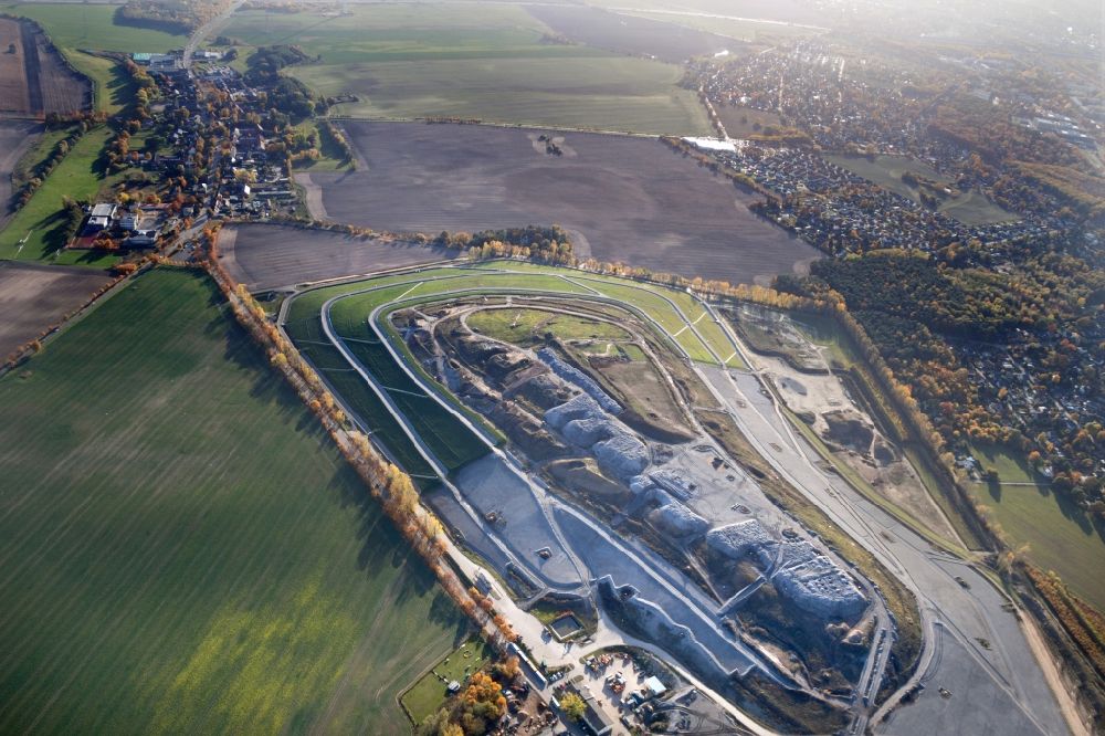 Aerial photograph Panketal - View of the dump Schwanebeck in Panketal in the state Brandenburg